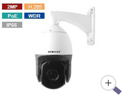 2MP PoE IP PTZ Camera with 30X Zoom