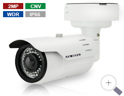 2MP Heavy-Duty Bullet Camera with Color night-vision