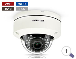 2MP Heavy-duty Dome Camera with  Remote Zoom