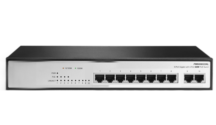 8 Ports High Power PoE Switch