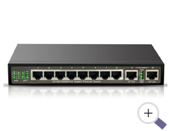 PoE Switch Gigabit 8 Port for 4K IP Camera NVR