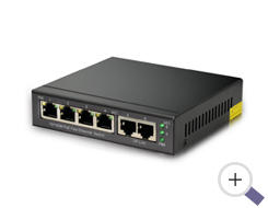 PoE switch 4 port for PTZ Camera