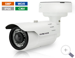 5MP Heavy-Duty Bullet Camera with 1-1.8 inch CMOS