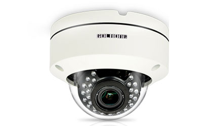 4MP Heavy-duty Dome Camera with  Remote Zoom