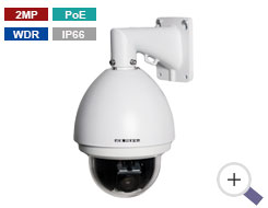 Câmera Speed Dome IP Zoom 20x com PoE 2MP