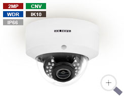 Câmera Dome Heavy duty com Color Night-Vision 2MP