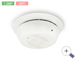 Câmera  Camuflada Sensor De Fumaça sem fio WIFI