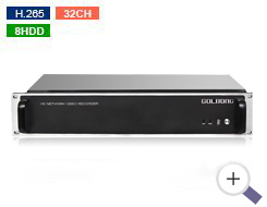 2U Rackmount Gravador de Vídeo em Rede 32 Canais