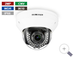 Câmera Dome Heavy duty com Color Night-Vision 2MP